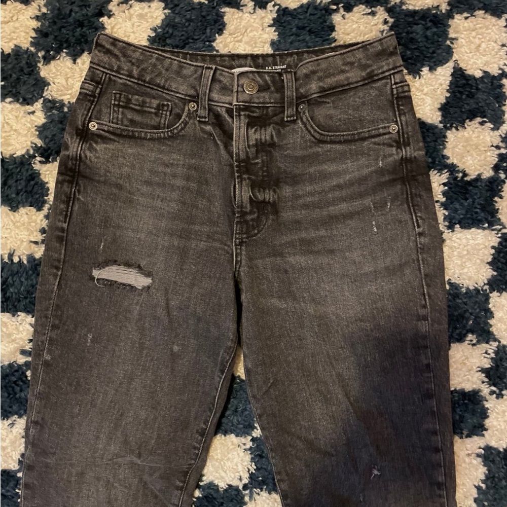old navy high rise black jeans